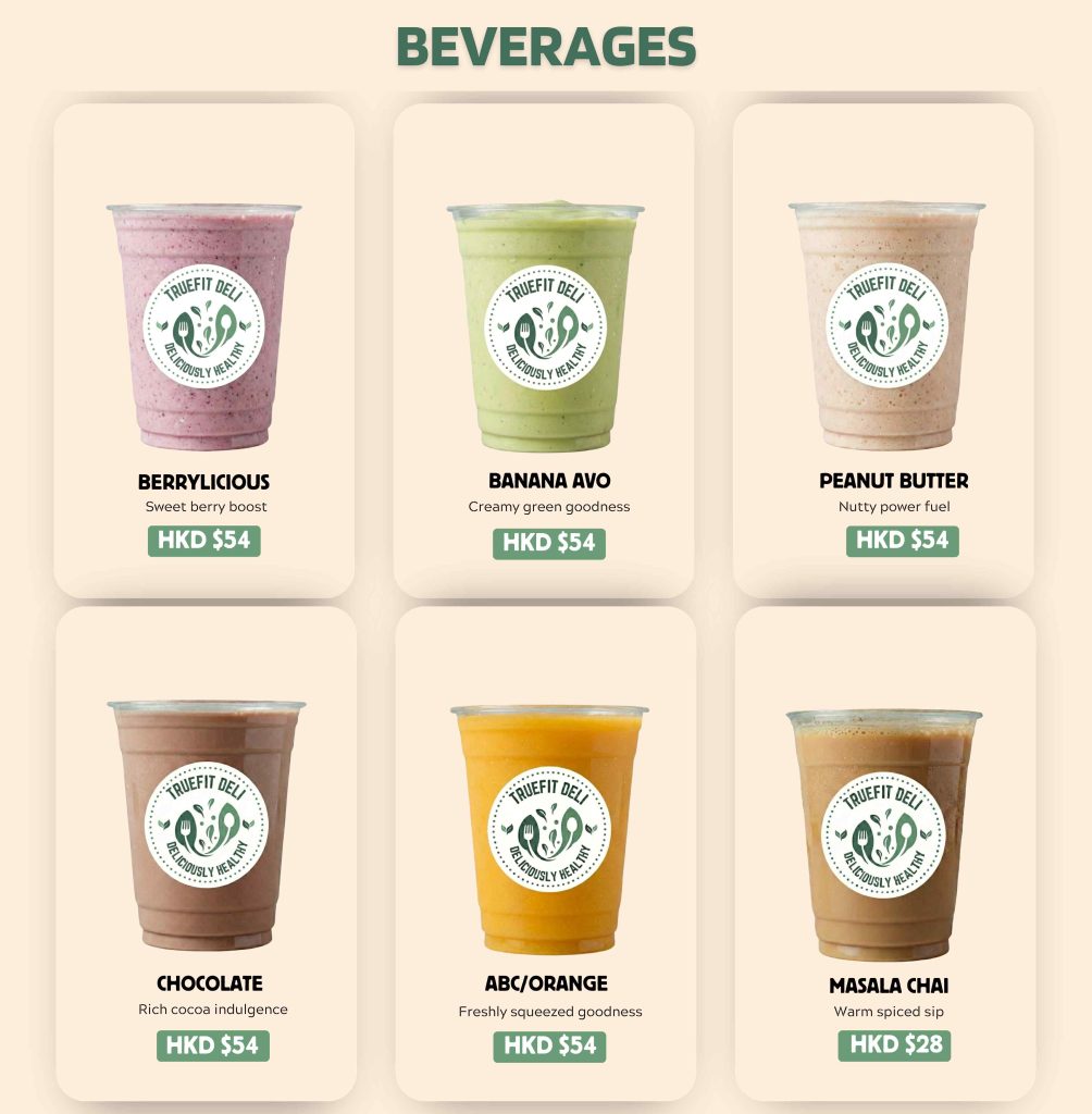 Truefit Deli truefit beverages