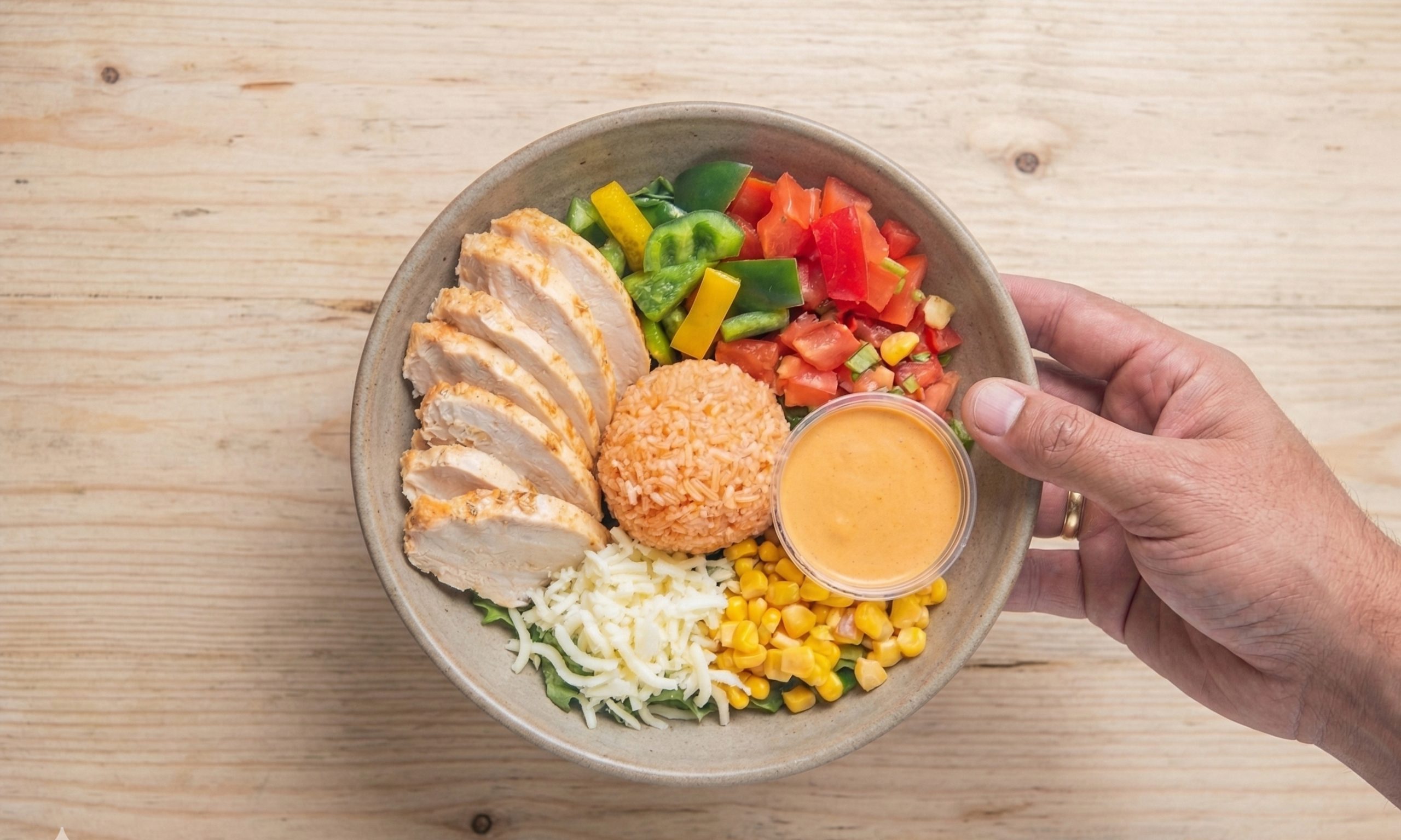 Truefit Deli Junk Catering chicken bowl